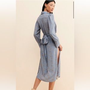 Floral maxi dress, Pullover styling, XS